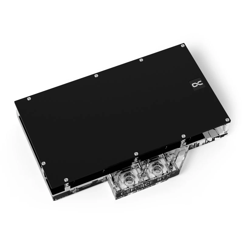 Backplate Alphacool 13463 Acrylic Aluminium Czarny 145.2mm