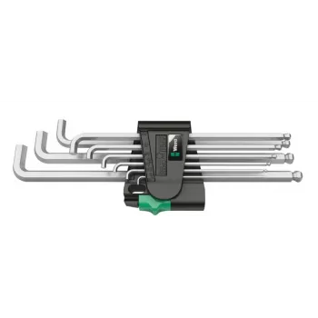 Wera 950/9 Hex-Plus 4 Zestaw kluczy L, metryczny, chromowany