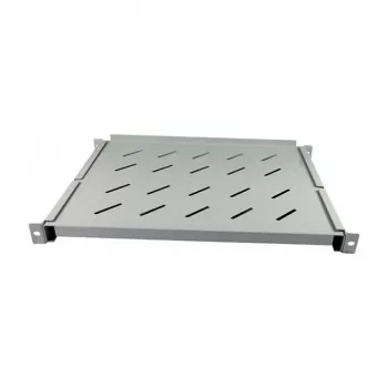 Półka rack ALLNET ALL-S0002102 — 19 cali (48,3 cm), 650×450 mm, szara, maks. obciążenie 60 kg