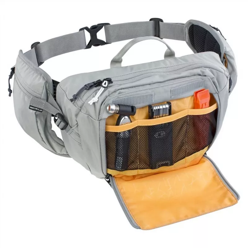 EVOC Hip Pack torba biodrowa Mesh Nylon Ripstop Szary 3L Uniseks