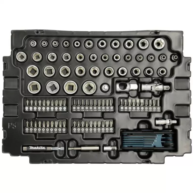 Zestaw narzędzi mechanicznych Makita E-08713, 120 narzędzi