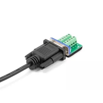 Kabel szeregowy DeLOCK RS-232 D-Sub9 męski na męski 2 m czarny