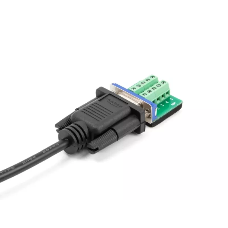 Kabel szeregowy DeLOCK RS-232 D-Sub9 męski na męski 2 m czarny