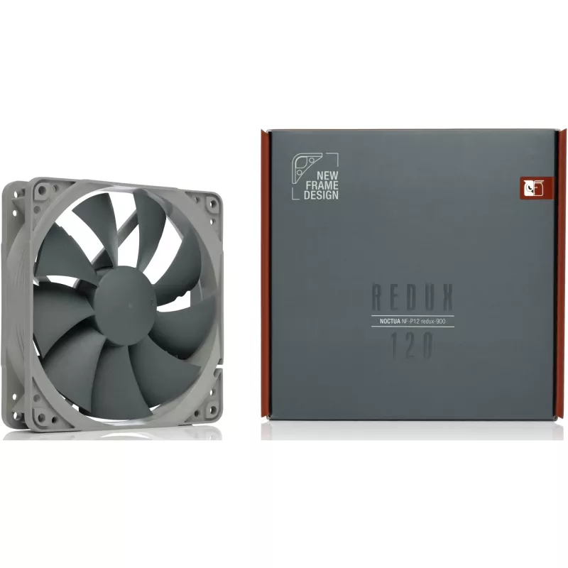 Wentylator Noctua NF-P12 REDUX-900 — 120×25 mm, 900 RPM, 12V, 92,3 m³/h, 19,8 dB