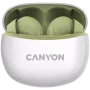 Słuchawki douszne CANYON TWS-5, zielony, Bluetooth 5.3, sterowanie dotykowe, wejście ładowania: USB-C