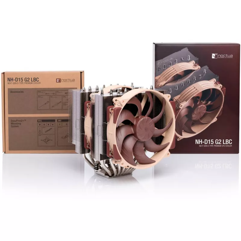 Noctua NH-D15 G2 HBC system chłodzenia komputera Procesor Chłodzenie powietrzne 14 cm