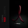 MDPC-X Sleeve Medium - Czerwony Carbon, 1m