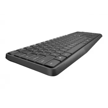 Logitech Keyboard MK235 Wireless KBD+Mouse Grey CZ