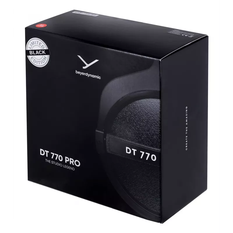 Beyerdynamic DT 770 Pro 80 Ω Czarny Limited Edition - zamknięte słuchawki studyjne