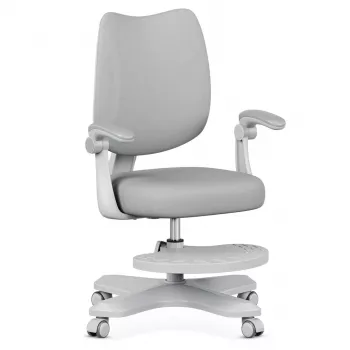 Fotel obrotowy biurowy Mark Adler Junior 4.6 szary — kompaktowy ergonomiczny fotel zadaniowy