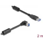 Kabel USB DeLOCK Typ-A męski do Typ-B męski 90° kątowy 2 m