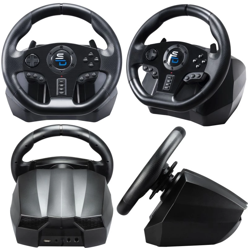 Kierownica + Pedały Subsonic GS850-X Czarny obrót 270° USB