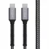 Ładowarka samochodowa FIXED FIXDA-CC12-GR — wejście 12V DC, wyjścia USB-C i USB