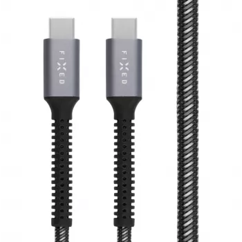 Ładowarka samochodowa FIXED FIXDA-CC12-GR — wejście 12V DC, wyjścia USB-C i USB
