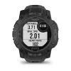Smartwatch GARMIN Instinct — 45 mm, 3,05 cm (1,2 cala) AMOLED 390×390 ekran dotykowy, 4 GB, GPS, silikonowy pasek czarny, 53 g