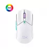 HyperX Pulsefire Haste 2 Core Wls - Mysz gamingowa (biały/zielony/fioletowy)