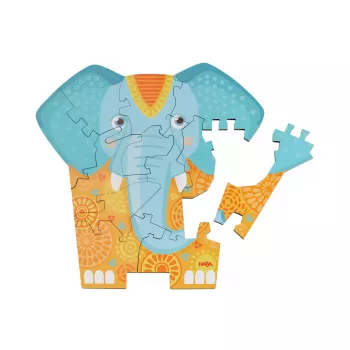 Puzzle 2 w 1 Elefant