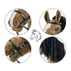Koń na patyku Hobby Horse Ciemny Brąz