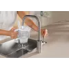 Dzbanek filtrujący wodę BRITA Glass+1 Maxtra Pro szary, 2,4 L całkowita / 1,5 L filtrowana, filtr Maxtra Pro PP