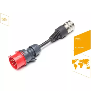 Juice Technology adapter bezpieczeństwa JUICE CONNECTOR, CEE16 / 400V, 3-fazowy (czerwony, do JUICE BOOSTER 2)
