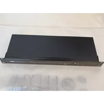 WYPRZEDAŻ. Aten | HDMI | 8-portowy rozdzielacz HDMI Cat 5 | Gwarancja 3 miesiące | UŻYWANY, REGENEROWANY, BEZ ORYGINALNEGO OPAKOWANIA, TYLKO ZASILACZ W ZESTAWIE