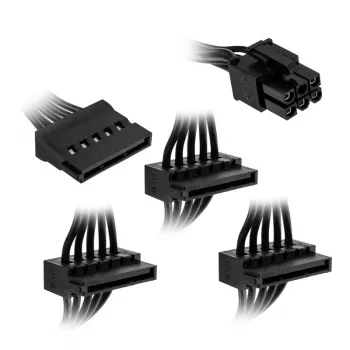 Modułowy kabel SATA Kolink KL-CBR-SAT — modułowy przedłużacz zasilania SATA do połączeń PSU