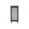 Wolnostojąca szafa rack LANBERG FF01-6824-23BL 24U 600×800 mm IP20 Czarna