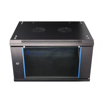 Szafa wisząca rack Extralink 6U 600x450 Czarny