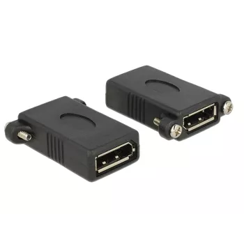 Adapter DisplayPort DeLOCK DisplayPort 1.1 F-F Czarny