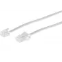Kabel telefoniczny ShiverPeaks BS70256-W 6 m RJ-11 RJ-45 Biały