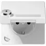 JUNG LS 1520 NAKLSL WW - Typ F - 1 moduł - 2P - Biały - Termoplast - IP44