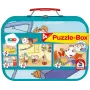 Bobo Siebenschläfer Puzzle-Box w metalowym pudełku (2x 26 elementów, 2x 48 elementów)