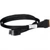 Wewnętrzny kabel SAS RAIDSONIC MB206L-B cienki 50 cm SAS 8i na OCuLink 4i