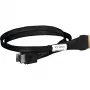 Wewnętrzny kabel SAS RAIDSONIC MB206L-B cienki 50 cm SAS 8i na OCuLink 4i