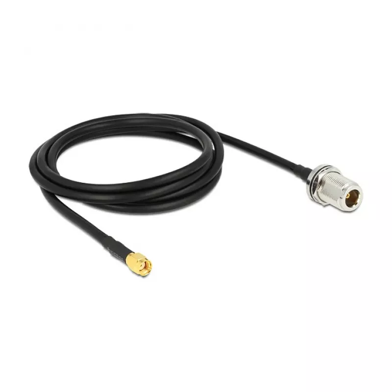 Kabel koncentryczny DeLOCK 88845 1,5 m czarny