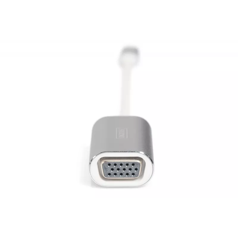 DIGITUS DA-70837 Adapter graficzny VGA 1080p FHD na USB 3.0 Type C, aluminiowy