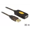 Kabel USB DeLOCK 30m USB2.0 USB A Czarny