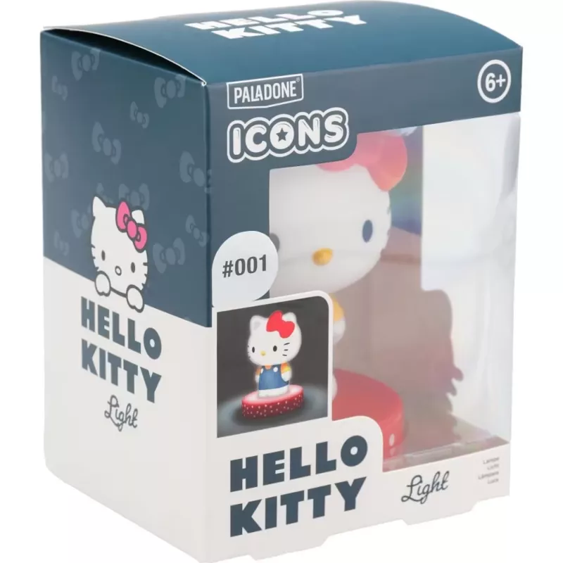 Lampa stołowa Paladone Hello Kitty Icon Light — dekoracyjna lampka LED z ikoną, kompaktowe oświetlenie nocne