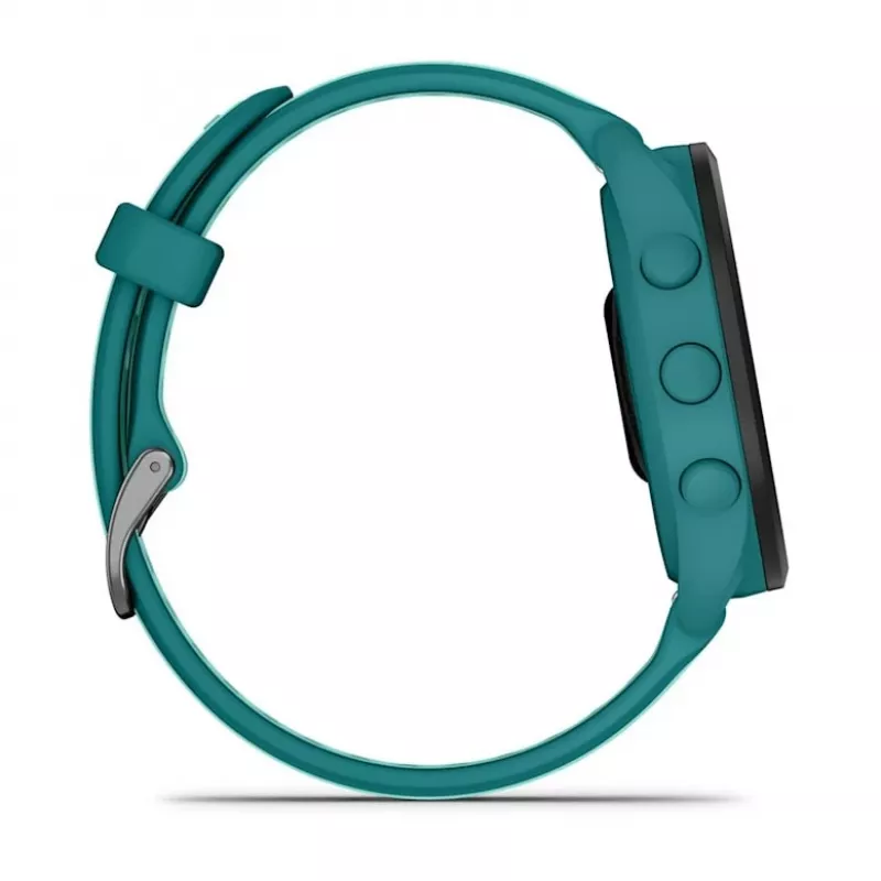 Smartwatch GARMIN Forerunner 165 Music — 43 mm polimerowa obudowa, 1.2 cala AMOLED, 4 GB, GPS/GLONASS/Galileo, 5 ATM