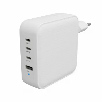 Hyper HyperJuice 100W USB-C GaN Travel Charger 3C+1A - Biały (HJ1002WHWWGL)