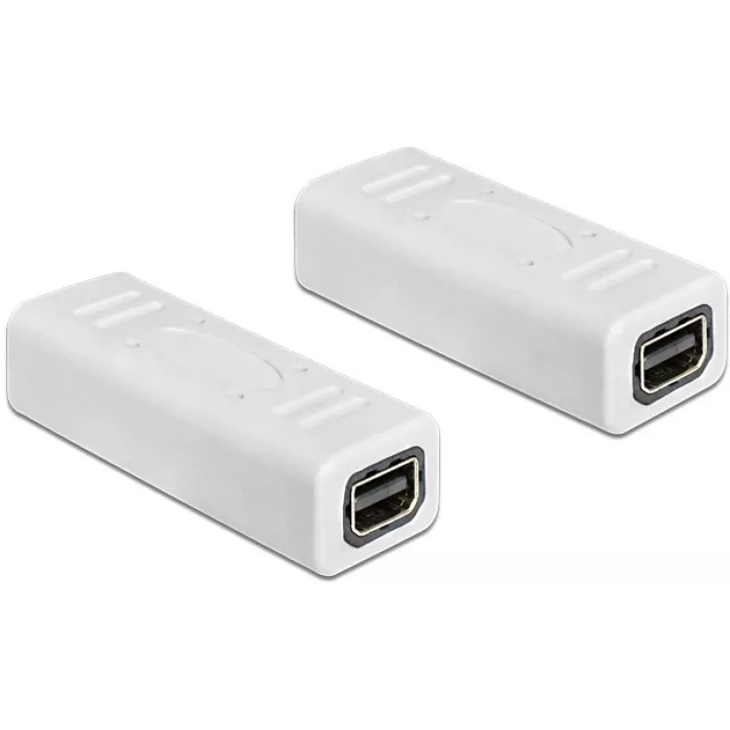 adapter złącza złącza kabla DeLOCK 65450 Mini DisplayPort biały