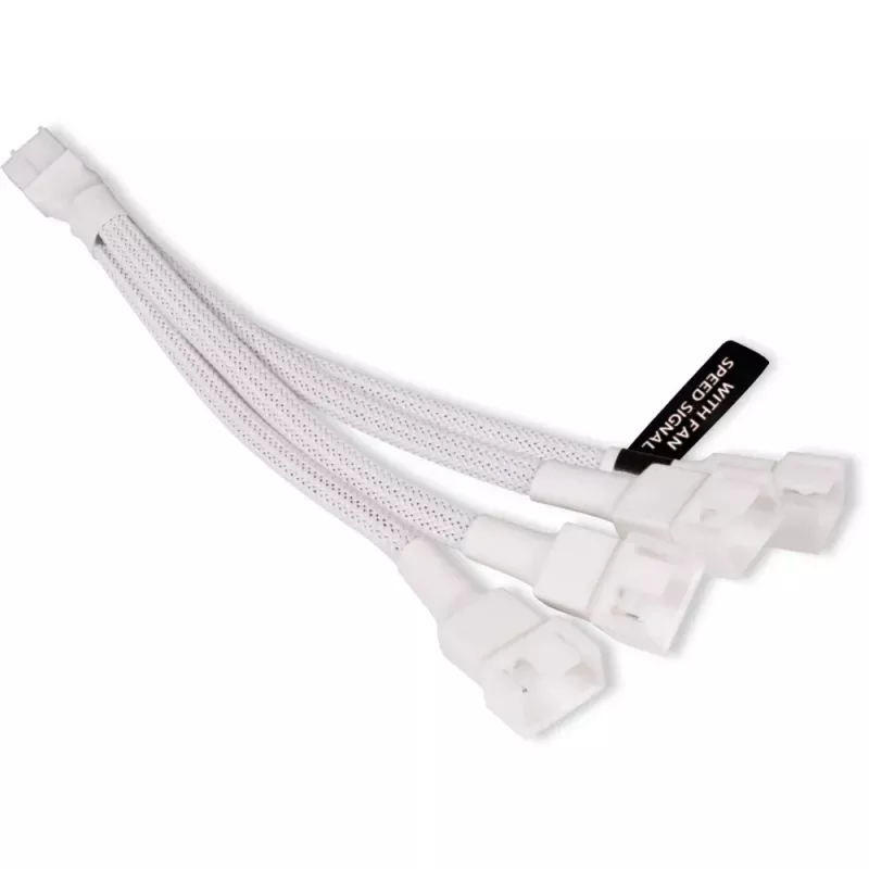 Kabel rozdzielacz RGB Alphacool 18728 plastik biały 150 mm