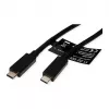 Kabel USB ROLINE 11.02.9057 USB 3.2 Gen 2 1 m USB-C Czarny