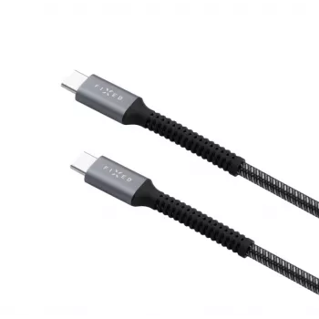 Ładowarka samochodowa FIXED FIXDA-CC12-GR — wejście 12V DC, wyjścia USB-C i USB