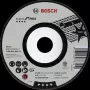 Bosch 2608602489 tarcza ścierna offsetowa do stali nierdzewnej, 150 mm