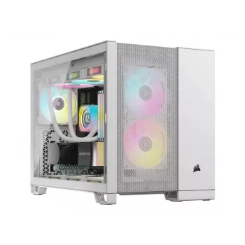 Corsair 2500D AIRFLOW Micro ATX Dual Chamber Obudowa PC – Biała CC-9011264-WW