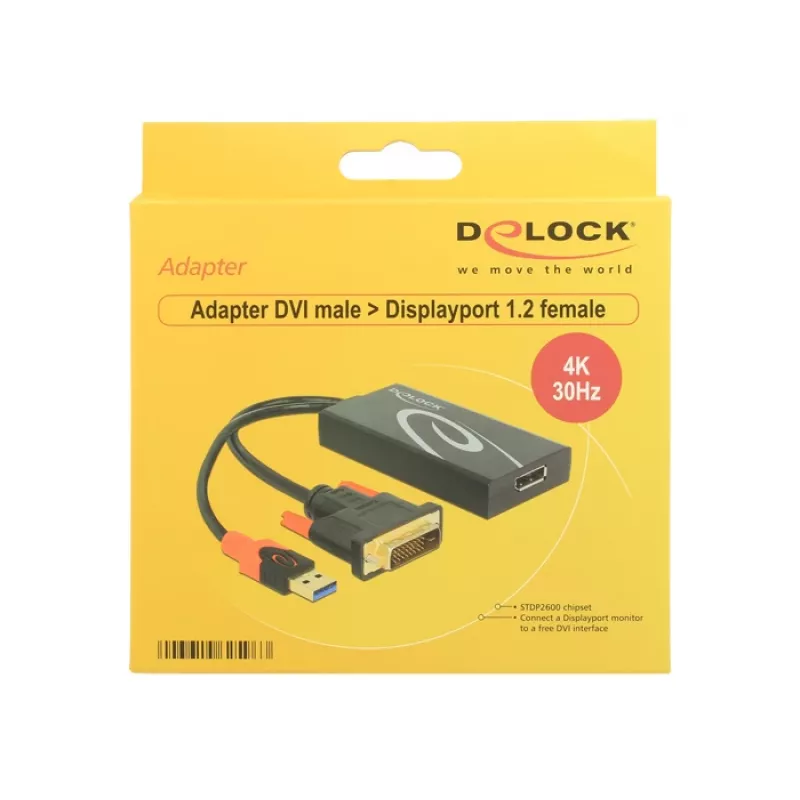 Kabel DVI 24+1 + USB-A/DisplayPort 20p DeLOCK 62596