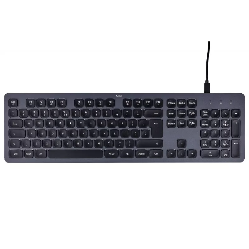 Klawiatura przewodowa CK-400 czarno-szara