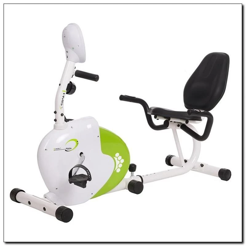 Poziomy rower magnetyczny biało-zielony HMS R9259