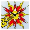 NeXtime klok 8173 Boom, 43x43 cm, ścienny, czerwony/żółty/biały